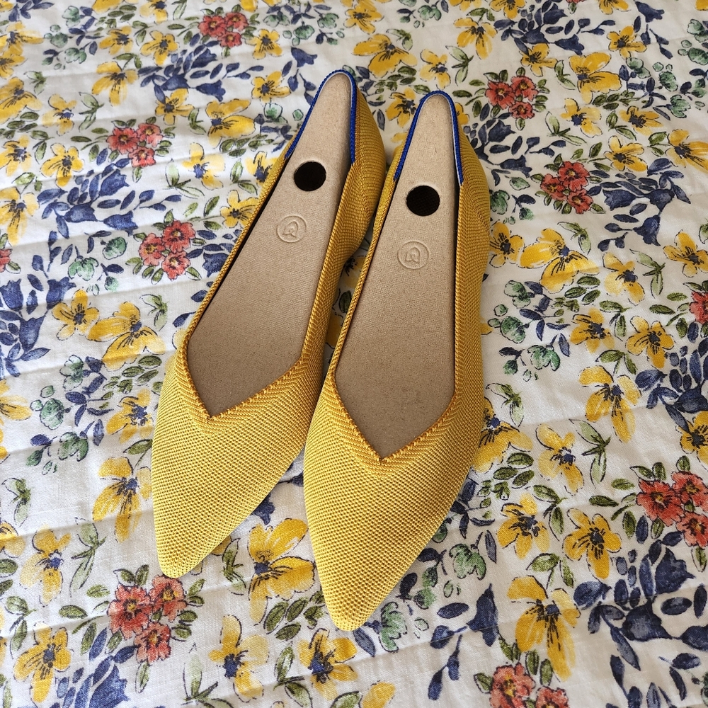 Rothy's Marigold Points 12.5 New